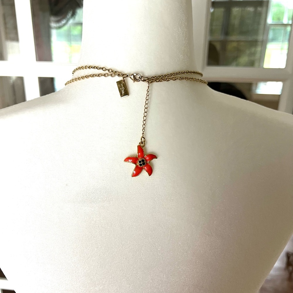 Lilly Pulitzer Layered Coral and Mollusk Necklace - Picture 3 of 4